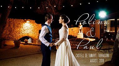 EsAward 2019 - Лучший Видеограф - Paulina&Paul. A wedding video in Castle Tamarit, Taragona, Spain