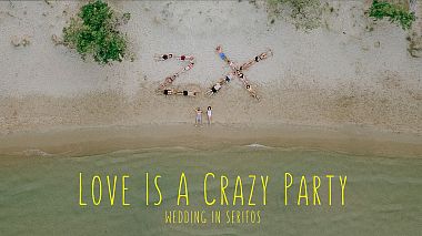 Award 2021 - Najlepszy Filmowiec - Love is a crazy party | Wedding in Serifos, Greece