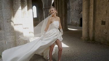 Award 2023 - Best Filmmaker - Carly & Josh Wedding Highlight , Italy San Galgano