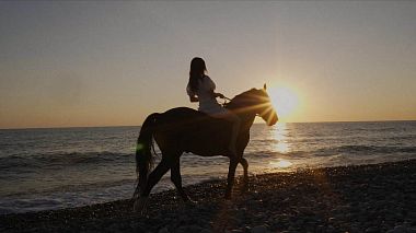 来自 索契, 俄罗斯 的摄像师 Edward Mar - Camellia, sunset and horse, engagement, wedding