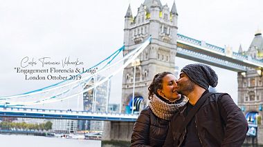 Videografo Carlos Tamanini da Firenze, Italia - Engagement Florencia & Luigi, London october 10th.2019, engagement, showreel, wedding