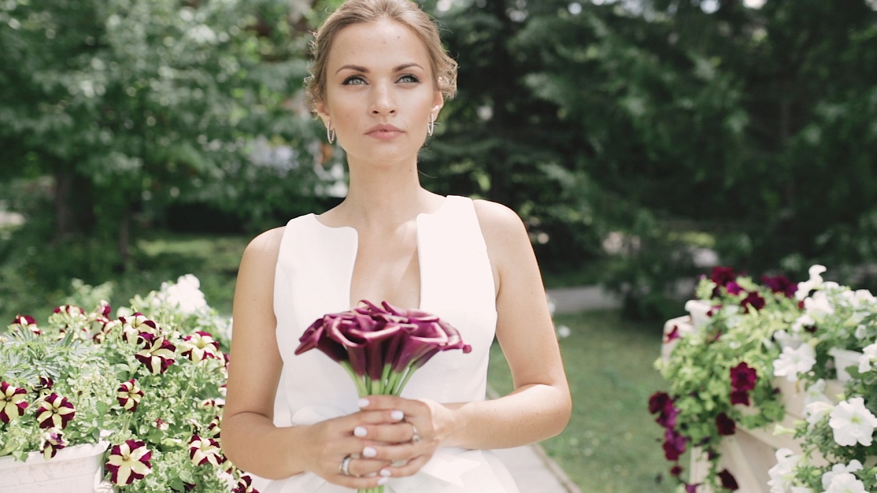Wedding day of a charming couple Stanislav and Alina