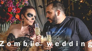 Videograf Bruno Nakamura din Santo André, Brazilia - Zombie Wedding_Os pesadelos dentro da mente de Fernanda e Ramon, filmare cu drona, logodna, nunta