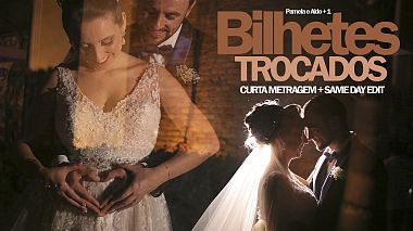 来自 圣安德烈, 巴西 的摄像师 Bruno Nakamura - Bilhetes Trocados_com Pamela e Aldo_Curta Metragem + Same Day Edit, SDE, event, wedding