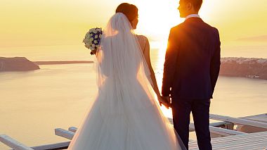 Roma, İtalya'dan Viktorio Aleksis kameraman - Wedding in Greece / Santorini, düğün
