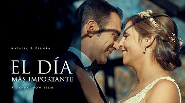 Видеограф Borja Rebull, Мадрид, Испания - El Día Más Importante | Preciosa Boda de Natalia y Fernán, аэросъёмка, свадьба, событие