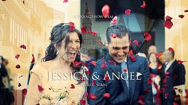 Відеограф Borja Rebull, Мадрид, Іспанія - Beautiful Wedding of Jessica Frances & Angel Bueno in Seville, Spain, engagement, event, musical video, reporting, wedding