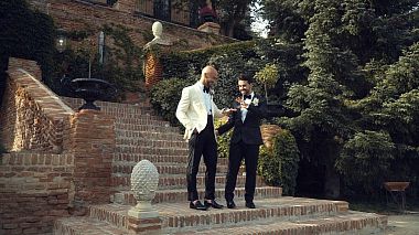 来自 马德里, 西班牙 的摄像师 Borja Rebull - Beautiful Wedding of Jose Carayol and Danny Teeson in Aldovea Palace, Spain, drone-video, engagement, event, reporting, wedding