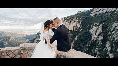 Видеограф Livan Studio, Черновцы, Украина - Maksym & Dina - Barcelona, Spain, аэросъёмка, свадьба
