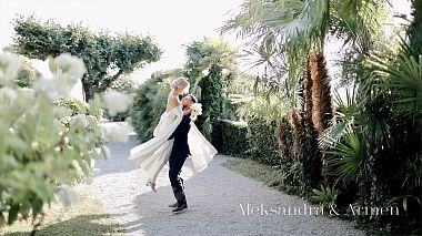 Videografo Palm Films MNE da Budua, Montenegro - Wedding in Italy on Lake Como. Wedding ceremony at Villa Monastero., wedding