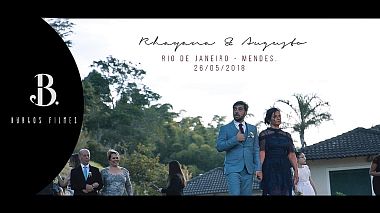 Видеограф Guilherme Burgos, Рио-де-Жанейро, Бразилия - Trailer do casamento Rhayana & Augusto., свадьба