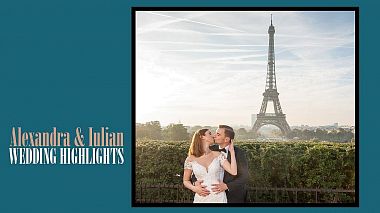 来自 泰梅什堡, 罗马尼亚 的摄像师 Adrian D.Faustin - Wedding Highlights Timisoara/Paris, wedding