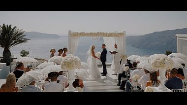 Videograf Vasileios Tsirakidis din Thera, Grecia - Le Ciel Santorini | Lynsey & Sean Wedding Film, clip muzical, eveniment, filmare cu drona, logodna, nunta