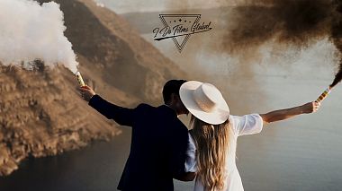 Videógrafo Vasileios Tsirakidis de Thera, Grécia - Kendal and Micah amazing elopement in the cliff side of Santorini, engagement, erotic, event, musical video, wedding