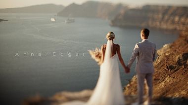 来自 桑托林岛, 希腊 的摄像师 Vasileios Tsirakidis - Santorini El Viento wedding | Edgar & Anna | Love in the Aegean, drone-video, event, wedding