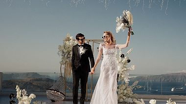Videógrafo Vasileios Tsirakidis de Thera, Grécia - Hold me till the end of world |Santorini wedding at El viento, drone-video, event, musical video, wedding