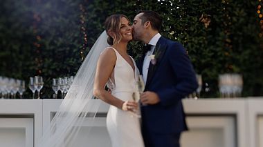 来自 桑托林岛, 希腊 的摄像师 Vasileios Tsirakidis - Love is Joy | Grace and Mike |Wedding in Lake Vouliagmeni, drone-video, engagement, event, musical video, wedding
