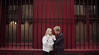 Kiev, Ukrayna'dan Valentin Gerasimenko kameraman - Love story in Paris Andrey & Anna, nişan
