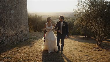 来自 拉察, 意大利 的摄像师 Sergio Eblo - J + L | Wedding in Pienza, Tuscany, drone-video, wedding