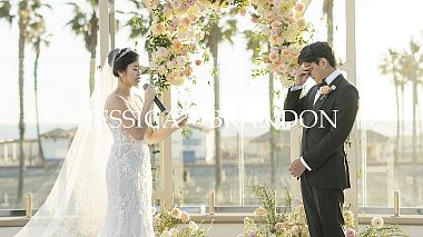 Videografo Vitaly Podoliak da Los Angeles, Stati Uniti - Jessica + Brandon | The Waterfront Beach Resort, engagement, wedding