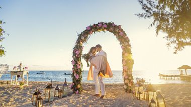 Videographer Ruslan Klementev from Port Louis, Mauritius - Wedding ceremony at the beach in Mauritius, wedding