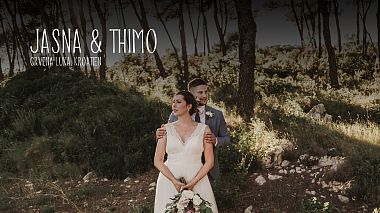 Видеограф Simon Zastrow, Гейдельберг, Германия - Jasna & Thimo - cheerful wedding at the Adriatic Sea, аэросъёмка, свадьба