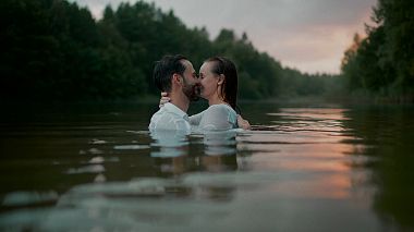来自 比亚韦斯托克, 波兰 的摄像师 Video Island - Monika i Marek - Lake in The rain, wedding