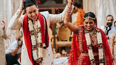 Видеограф Sergio Mazurini, Виена, Австрия - J+A Luxury Hindu Wedding in Vienna, SDE, drone-video, wedding