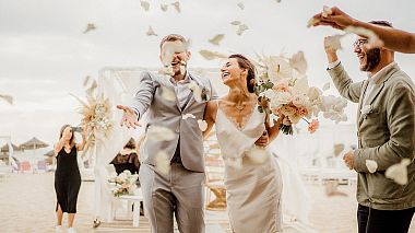 Відеограф AB Weddings, Вадовіце, Польща - K + W | unique beach wedding, wedding