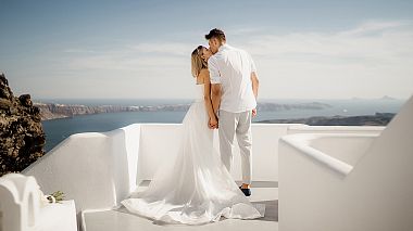 Видеограф AB Weddings, Вадовице, Полша - A + P | Santorini | a tale of wind and love, engagement, wedding