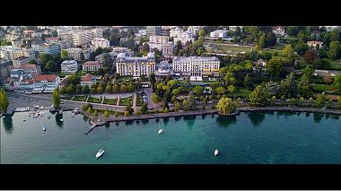 Видеограф Mai Gozu, Орландо, Съединени щати - Swiss Wedding at Beau-Rivage Palace Lausanne, drone-video, event, wedding