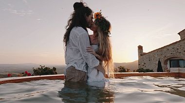 Videograf Alte  Vedute din Florenţa, Italia - Unconventional intimate wedding  J & B // Castello di Velona - Tuscany, filmare cu drona, nunta