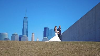 Видеограф Junior Acuna, Нью-Йорк, США - Alexis & Tony, аэросъёмка, лавстори, свадьба