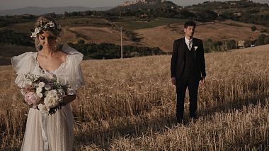 Відеограф Simona Tortolano, Флоренція, Італія - Wedding at Terre DI Nano, Pienza, wedding