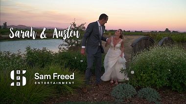 Видеограф Sam Freed, Сан-Франциско, США - Wedding of Sarah and Austen, аэросъёмка, свадьба