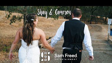 Видеограф Sam Freed, Сан-Франциско, США - Wedding of Cameron and Shay, аэросъёмка, лавстори, свадьба, юбилей
