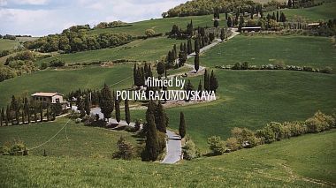 来自 罗马, 意大利 的摄像师 Polina Razumovskaya - Pre-wedding love story in Tuscany, Italy 2017, advertising, engagement, musical video, wedding