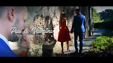 Видеограф Palea Family Production, Рим, Италия - Paul & Valentina - Civil Wedding Ceremony, свадьба