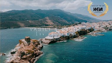 Видеограф Vangelis Petalias, Афины, Греция - Im ready to fly...  | Wedding in Andros Island, Greece, аэросъёмка, репортаж, свадьба, событие, шоурил