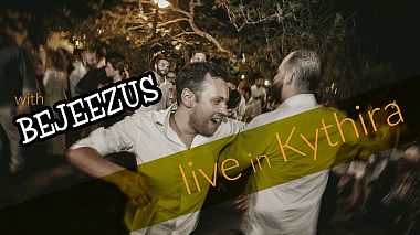 Videógrafo Giorgos Gotsis de Trikala, Grécia - the unlikely wedding party in Kythira with Bejeezus, event, humour, musical video, wedding