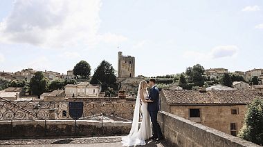 Видеограф Yan Blanc, Бордо, Франция - Alexandre & Sophie I Wedding Saint-Emilion, аэросъёмка, лавстори, репортаж, свадьба