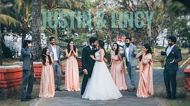 Видеограф Rohit S Vijayan, Кочи, Индия - The Wedding Saga Of Justin and Lincy | Magic Wand Production, drone-video, engagement, event, showreel, wedding