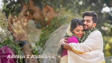 Видеограф Rohit S Vijayan, Кочи, Индия - The Wedding Saga Of Adithya and Aishwarya | Magic Wand Production 2020, лавстори, свадьба, событие, шоурил