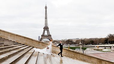 Відеограф Camilla Martini, Венеція, Італія - Tiffany + Parker | Vows renewal in Paris (2019), wedding