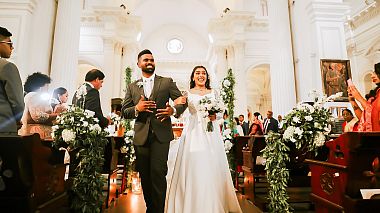 Видеограф Lights & Magic Sri Lankan Wedding Videographer, Коломбо, Шри-Ланка - N I M A S H A + J O S H U A | Story-Teller, аэросъёмка, свадьба, событие, шоурил