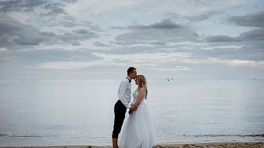 Видеограф 3FILM, Сувалки, Польша - Couple by Baltic Sea - H&M, свадьба
