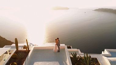 来自 桑托林岛, 希腊 的摄像师 Dimitris Pavlidis - Destination Elopement In Santorini - Santorini Videographer, drone-video, event, wedding