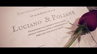 Videographer Dan Rocha Films from San Paolo, Brazil - Clipe Wedding Poliana e Luciano, corporate video, drone-video, engagement, invitation, wedding