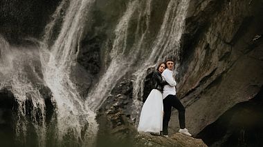 Видеограф Vlad Dermanschi, Яссы, Румыния - M+A \//Water-fall in love/HD \//, аэросъёмка, свадьба