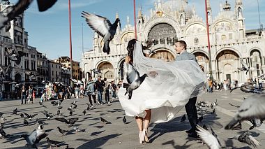 Videographer The Wedding Valley from Komské jezero, Itálie - Video love story in Venice, Italy., drone-video, wedding